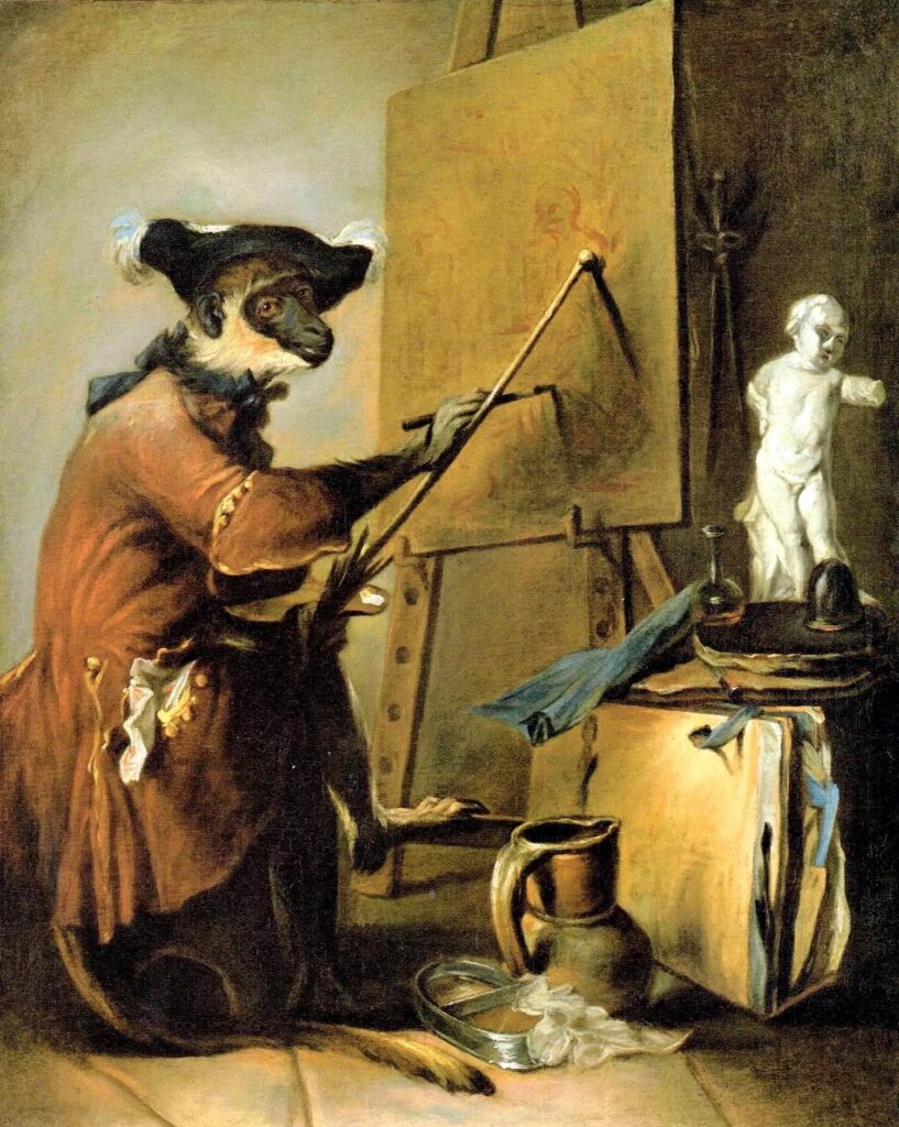 El mono pintor rococo