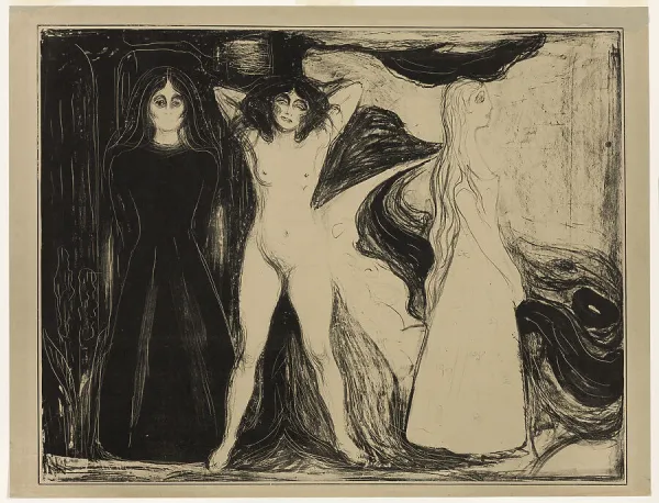 woman-the-sphinx-1899-creator-edvard-munch