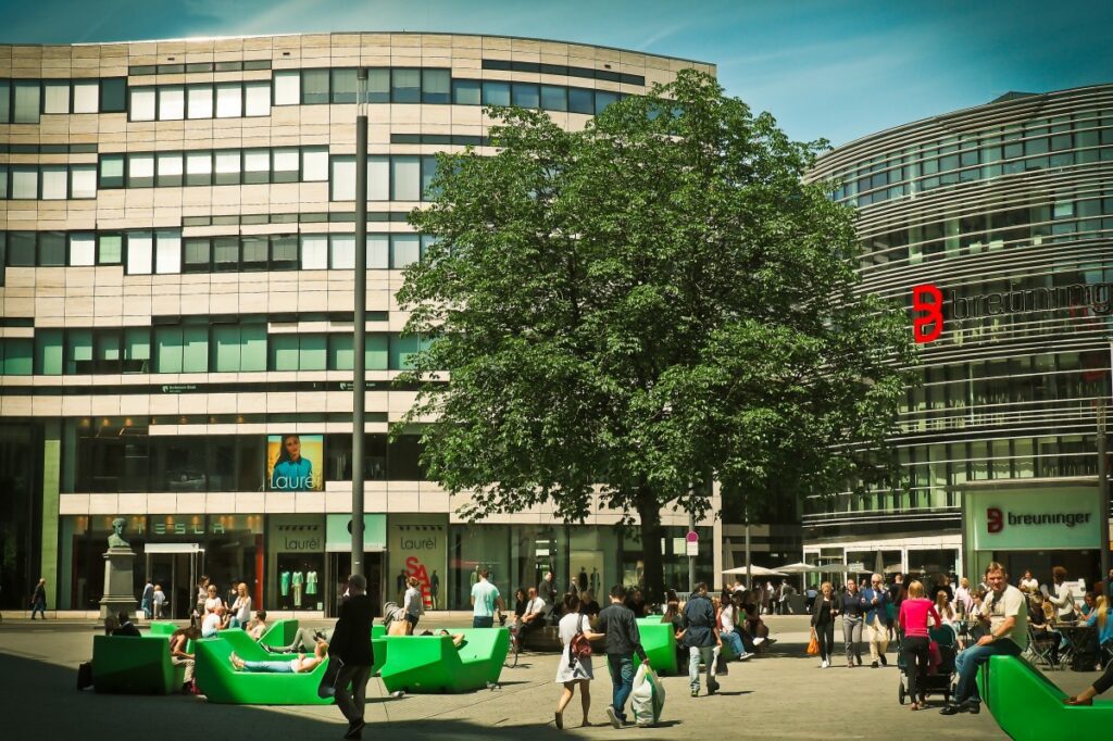 architecture modern building facade glass abstract k bow d sseldorf 605852