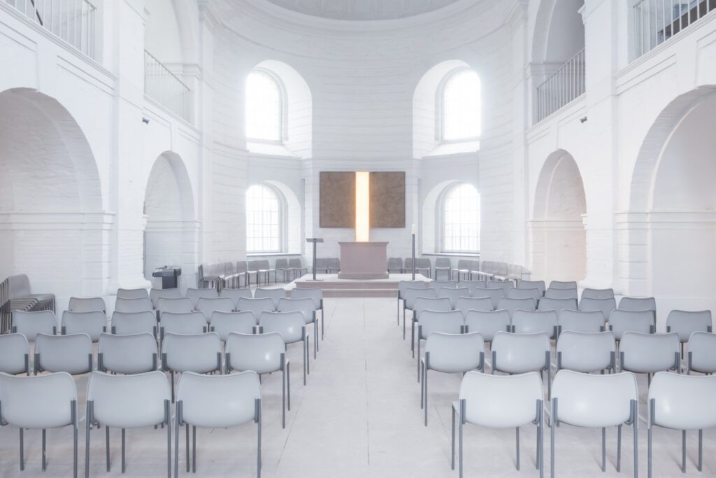 church space chairs wedding hall marry atmospheric maid room wedding 1070285