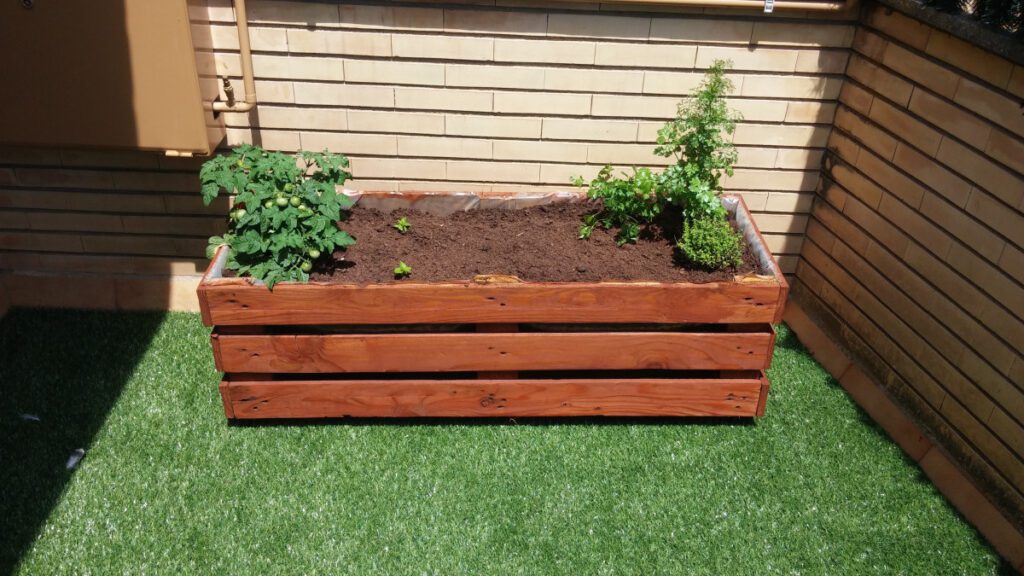 como hacer muebles de jardín con palets