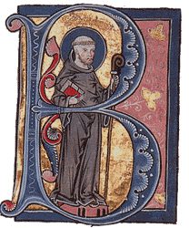 Bernhard von Clairvaux Initiale B