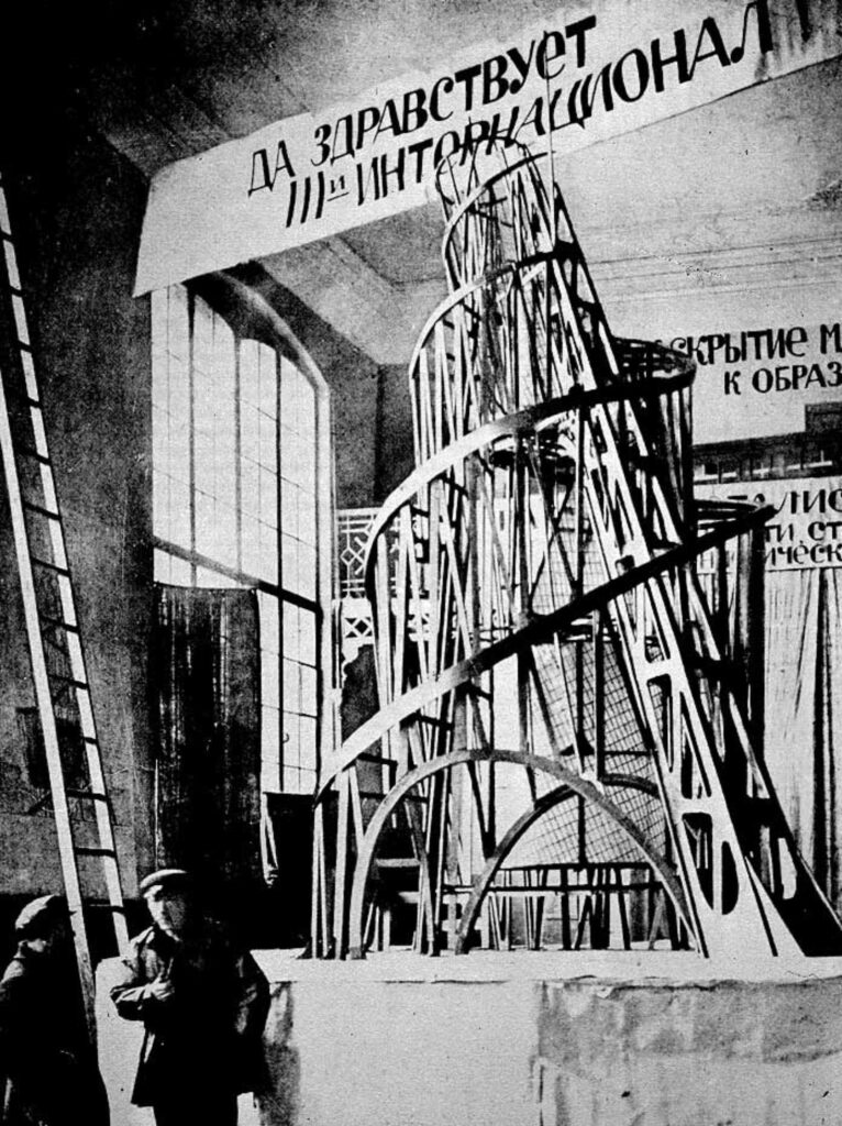Tatlins Tower maket 1919 year