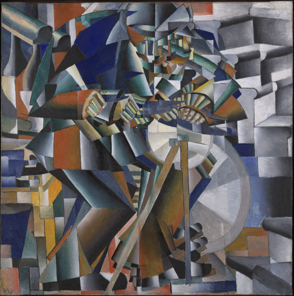 The Knife Grinder Principle of Glittering by Kazimir Malevich