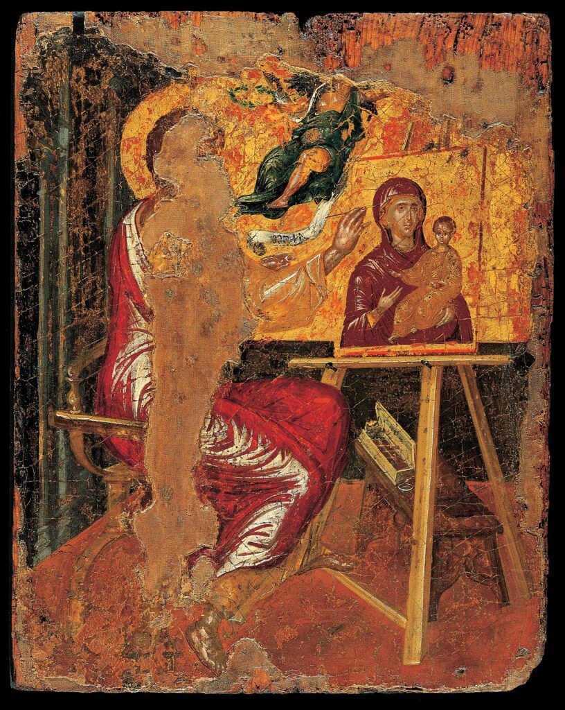 El Greco St Luke Painting the Virgin Google Art Project