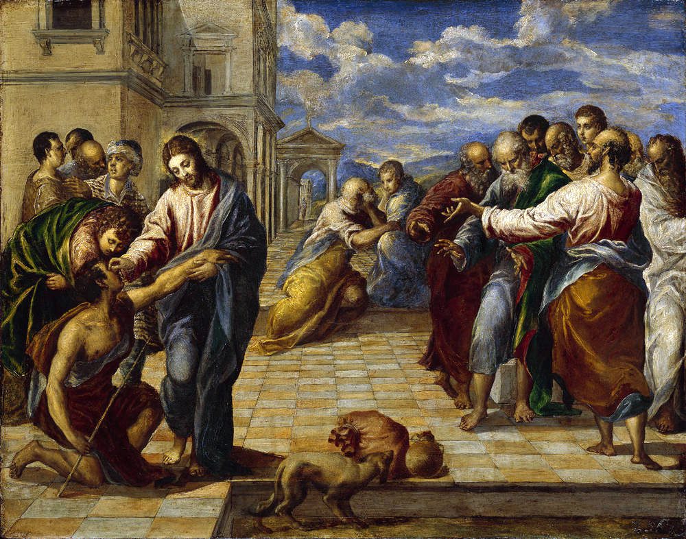 La curacion del ciego El Greco Dresde