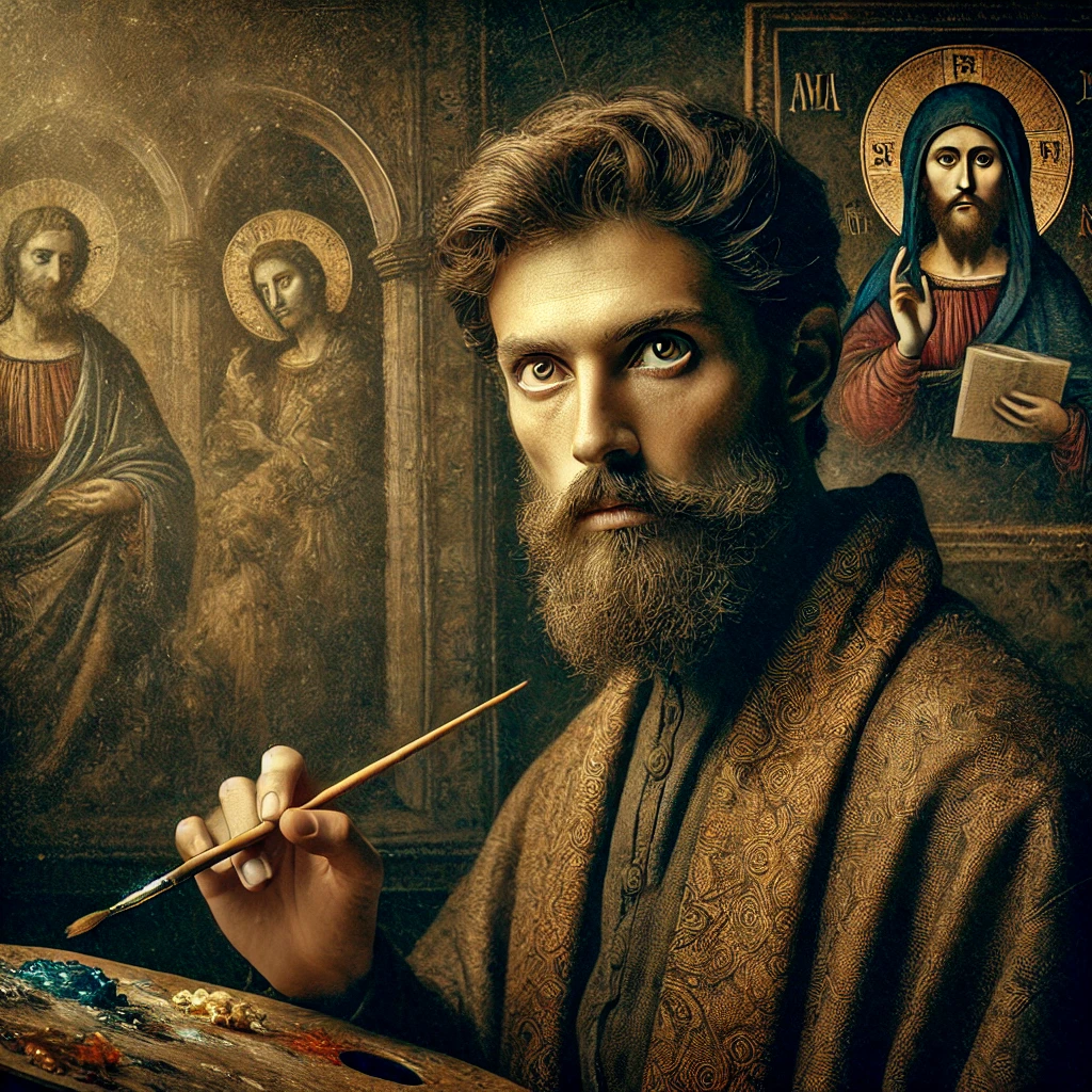 Retrato de El Greco en su estudio de Toledo