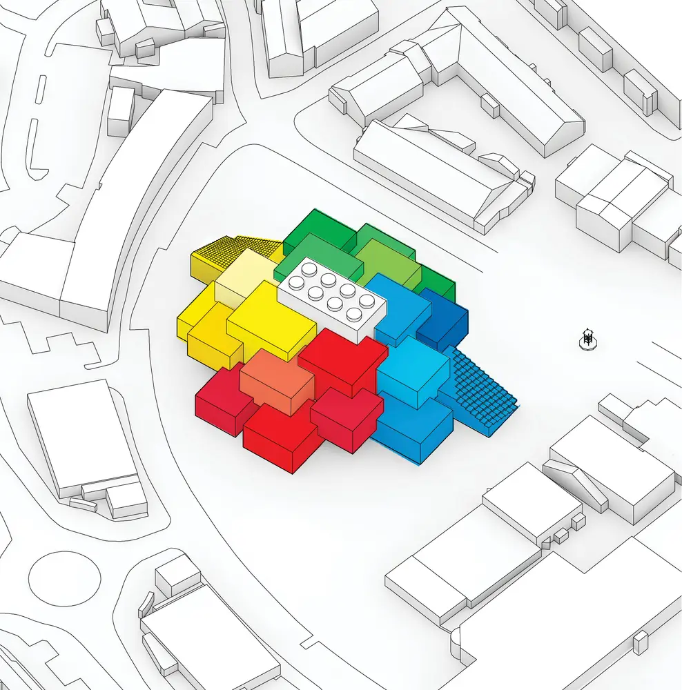 LEGO House Diagram 6 by BIG