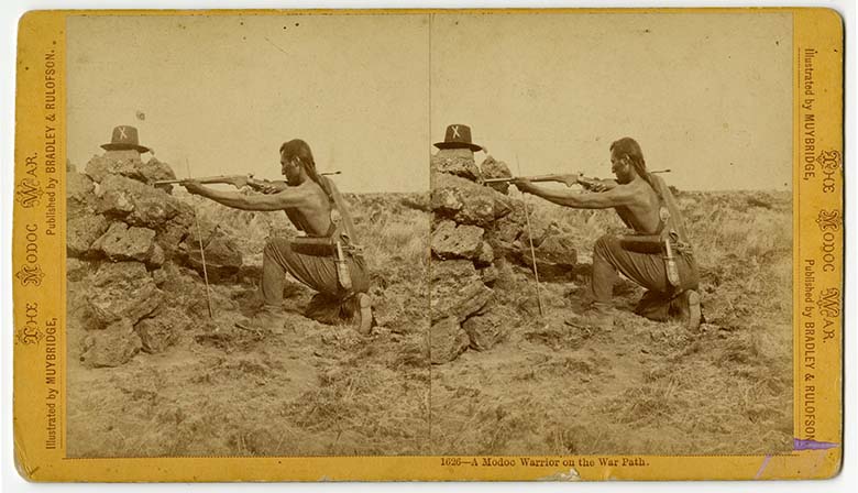 A Modoc Warrior on the War Path 15980282246