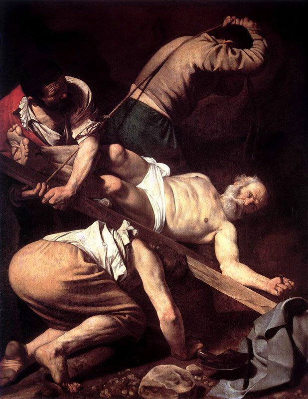Caravaggio Crucifixion of Peter 1