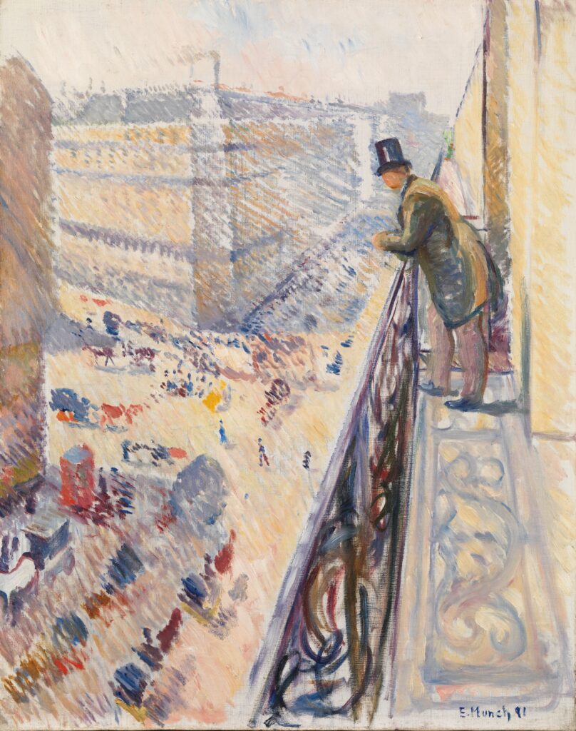 Edvard Munch Rue Lafayette 1891