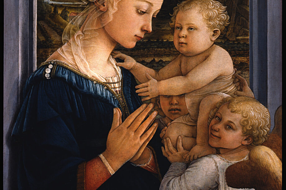 Filippo Lippi Madonna col Bambino e due angeli Google Art Project