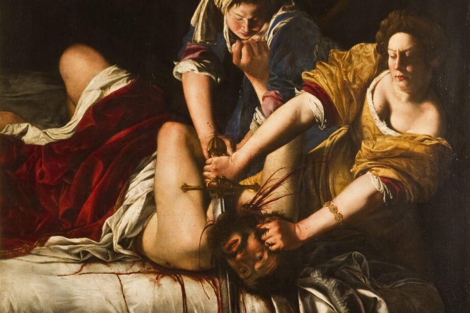 Judit decapitando a Holofernes por Artemisia Gentileschi