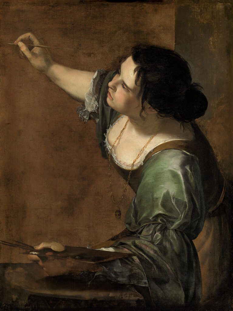 Self portrait as the Allegory of Painting La Pittura Artemisia Gentileschi