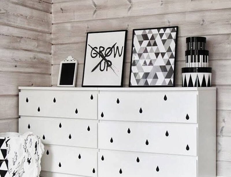 decorar muebles vinilo comoda