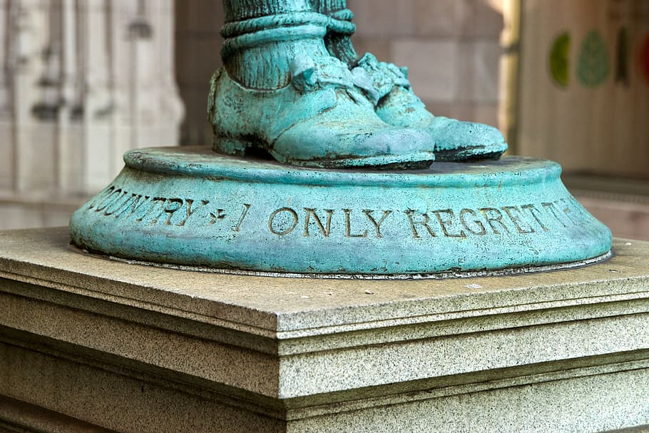 statue sculpture bronze patina america history