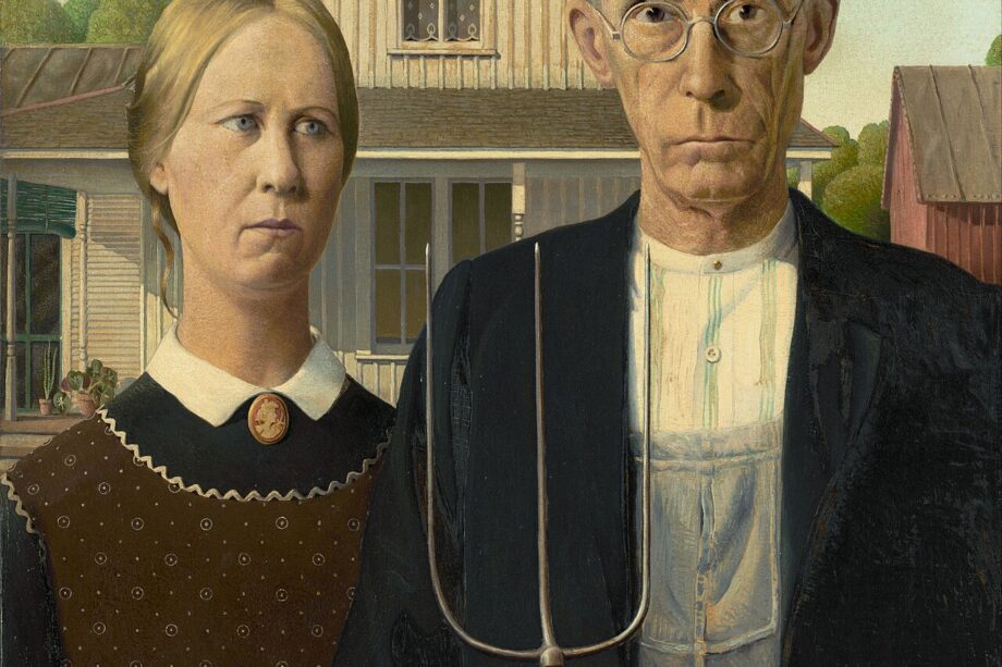 Grant Wood American Gothic Google Art Project